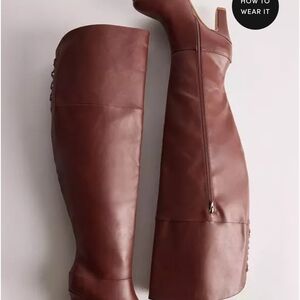 Torrid Rich Brown Over the Knee Boots